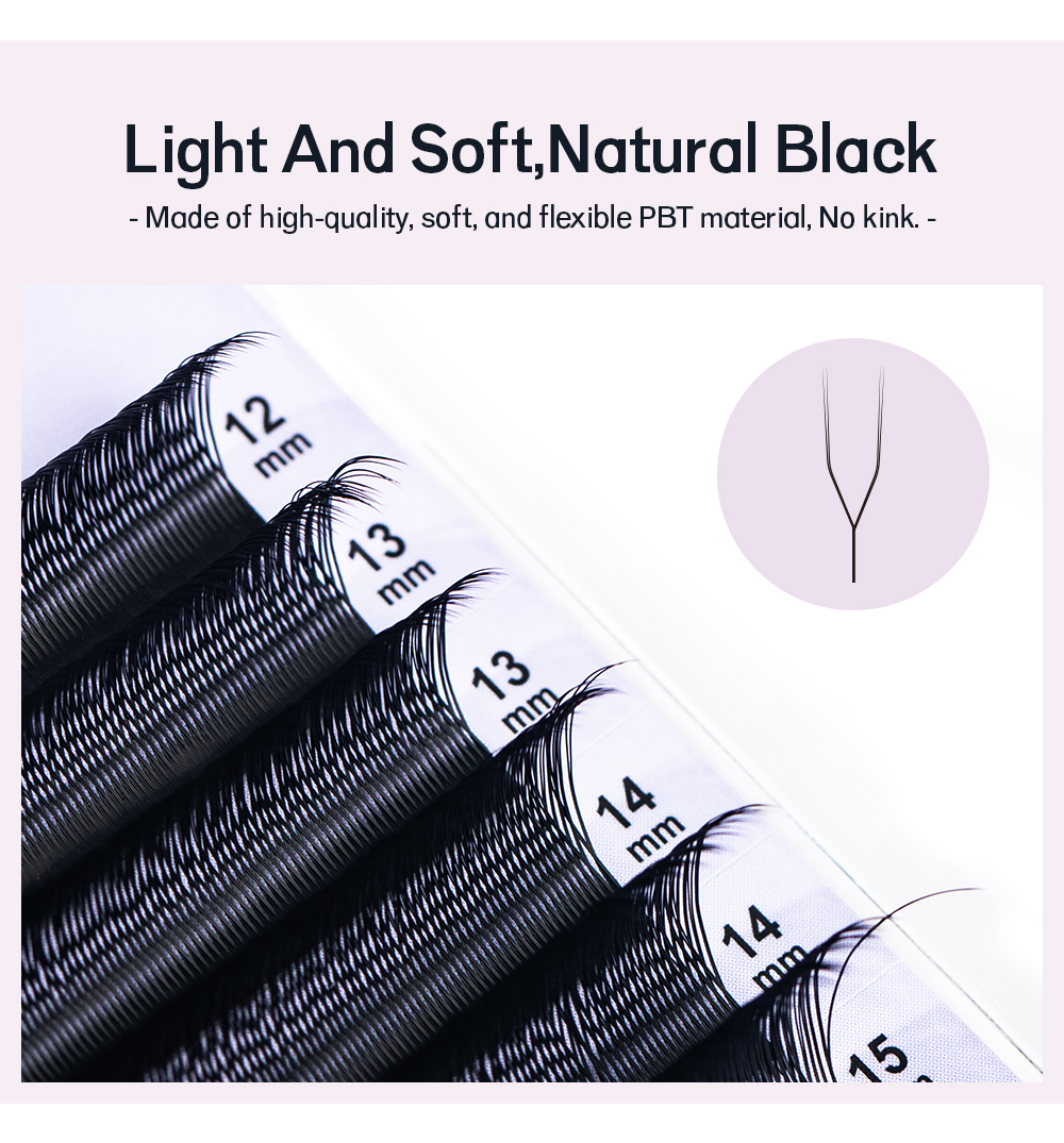 U-Double 3DW-Shaped Eyelash Extension (5) U-Double 3DW-Shaped Eyelash Extension (5)