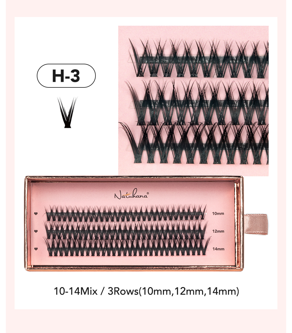 H DIY Cluster Eyelash 0 (12) H DIY Cluster Eyelash 0 (12)