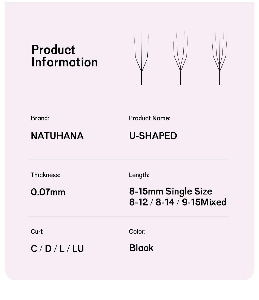 U-3DW 4DW 5DW-Shaped Eyelash Extension 0 (2) U-3DW 4DW 5DW-Shaped Eyelash Extension 0 (2)