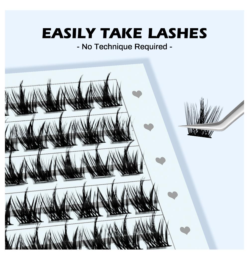 FL DIY Cluster Eyelashes 0 (5) FL DIY Cluster Eyelashes 0 (5)