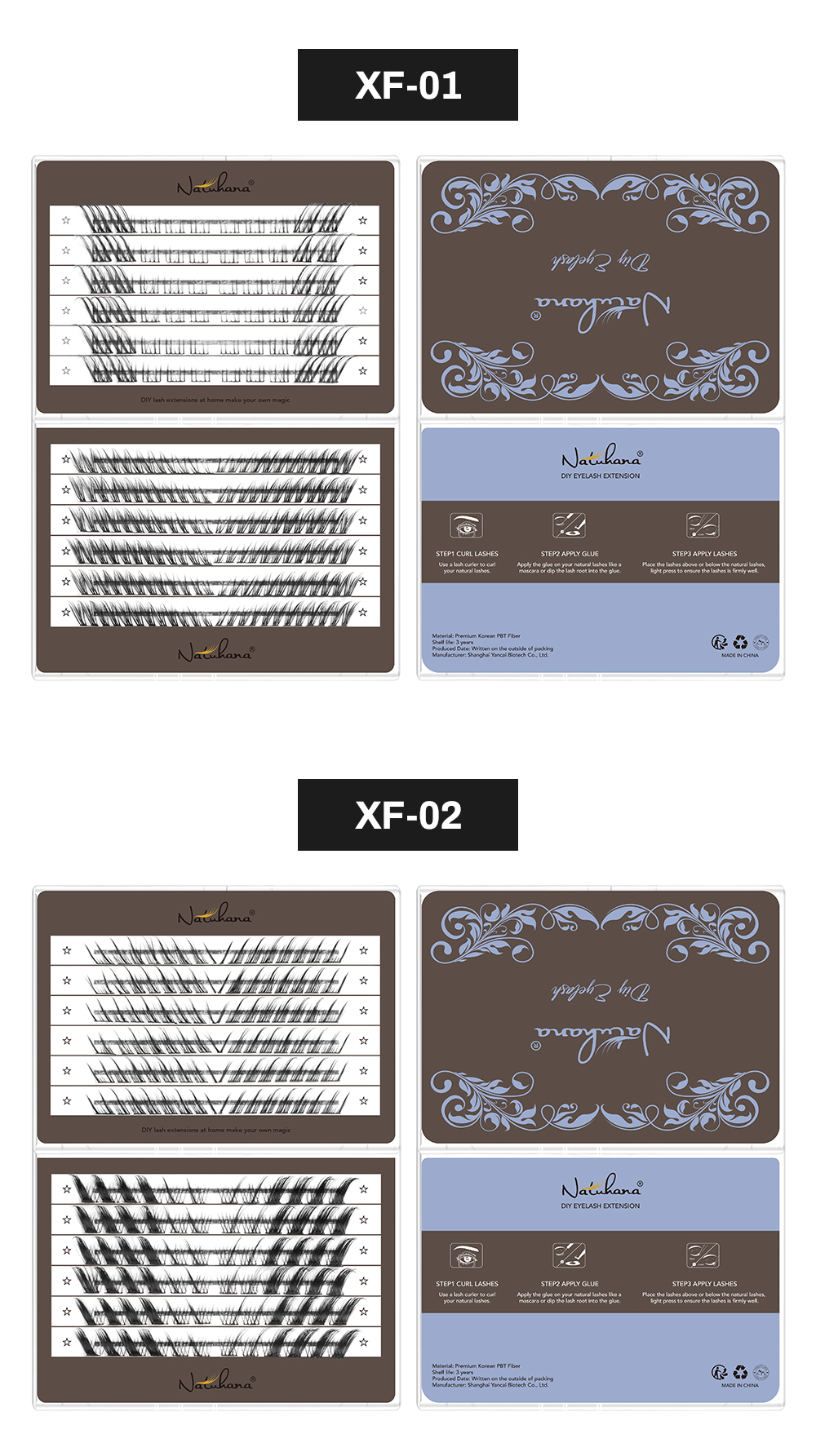 XF+MR DIY Cluster Eyelashes 0 (7)