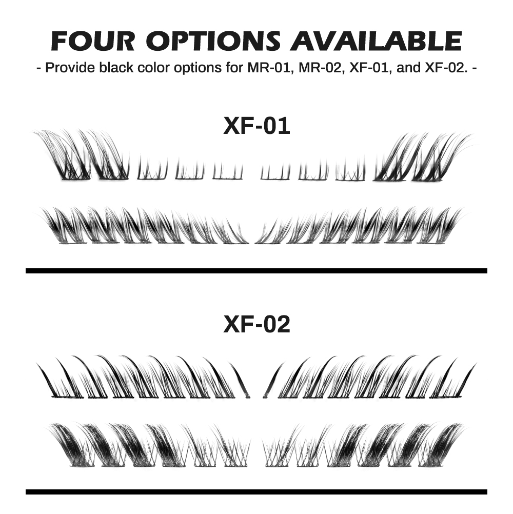XF+MR DIY Cluster Eyelashes 0 (4)