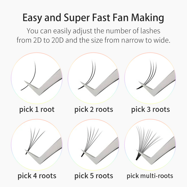 Easy Fanning Eyelashes