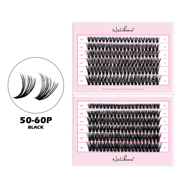 Diy Lash Kit Private Label Eyelash Cluster Premium Lash 50p/60p/80p